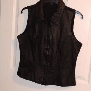 Vintage Leather Vest Top, Maxima by Wilson’s Leather